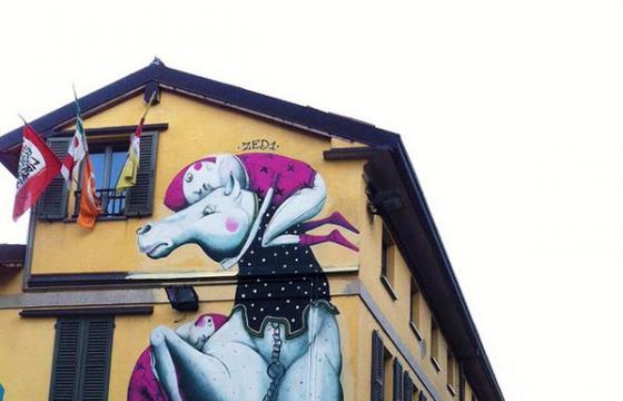 New Zed1 Mural in Carugate, Italy