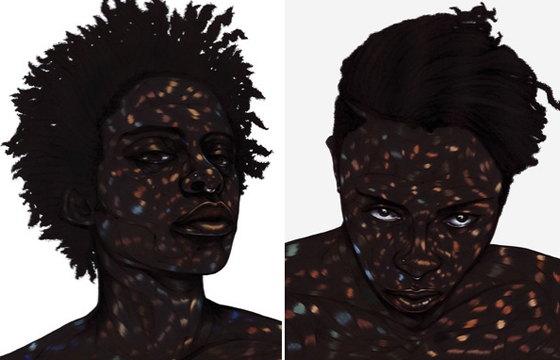 Toyin Odutola "My Country Has No Name" @ Jack Shainman Gallery, NYC