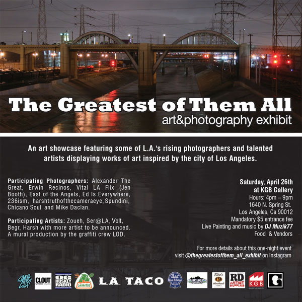 Greatest of Them All Art and Photo Exhibit