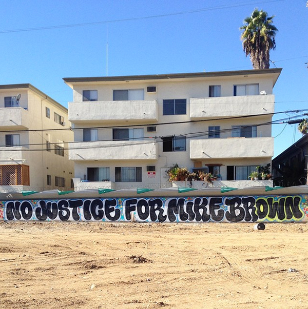 "No Justice For Mike Brown" by Borat