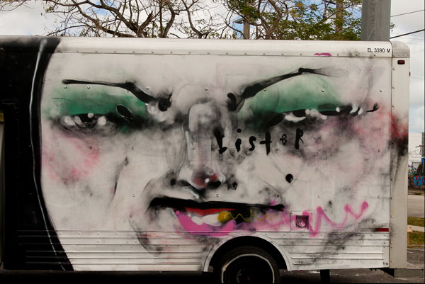 Anthony Lister Box truck in Miami