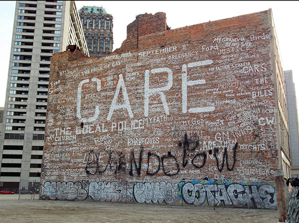 Graffiti writers often don't "Care"