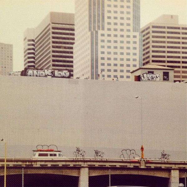 Throwback San Francisco graffiti landscape