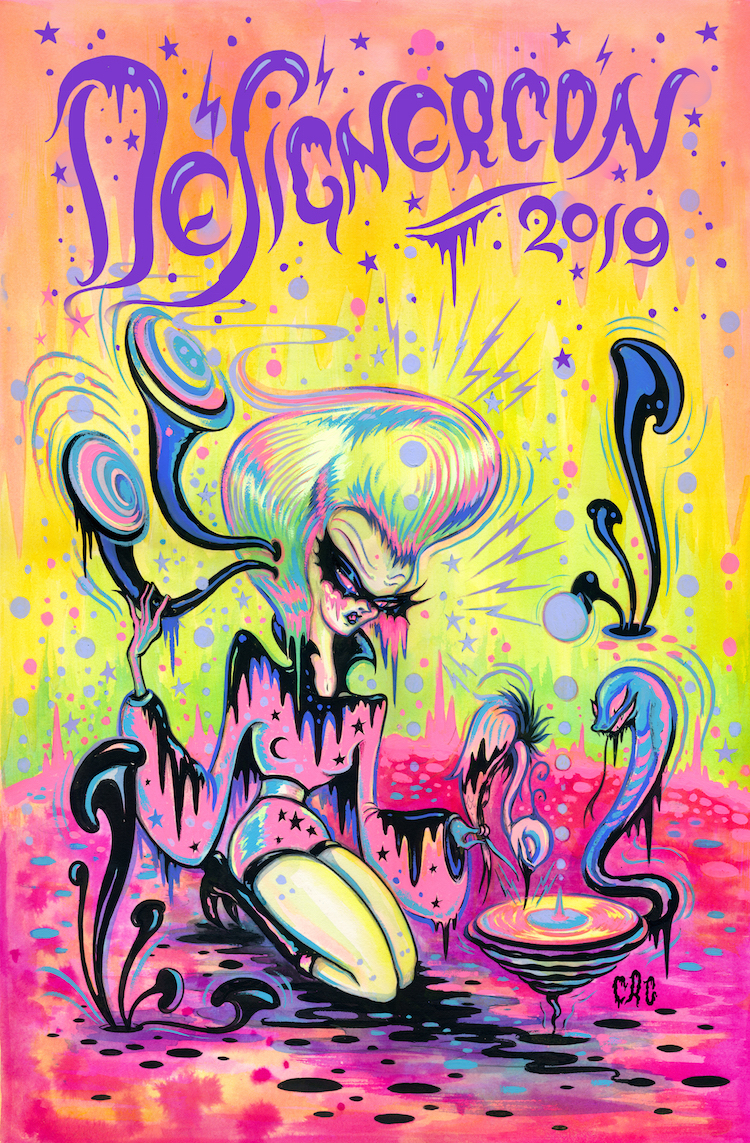 DesignerCon 2019 Cover Art by Camille Rose Garcia