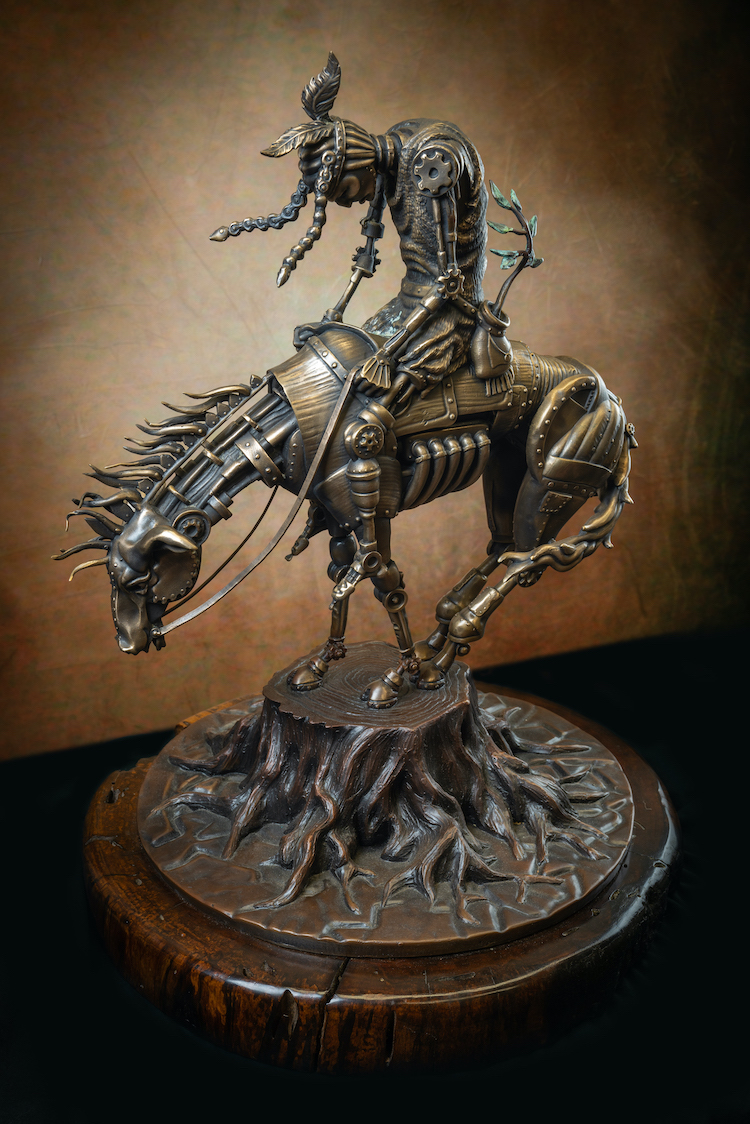 Emek End of the Trail bronze