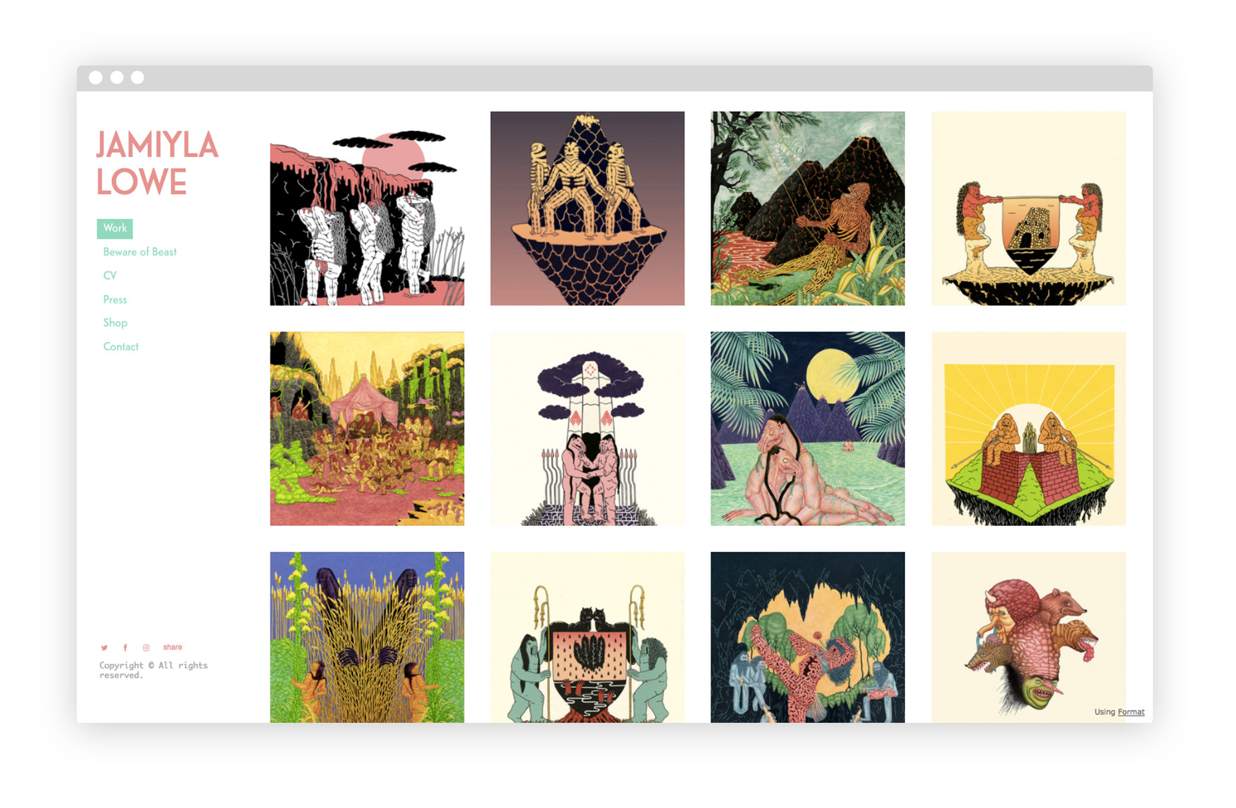 Jamiya Lowe Format Portfolio