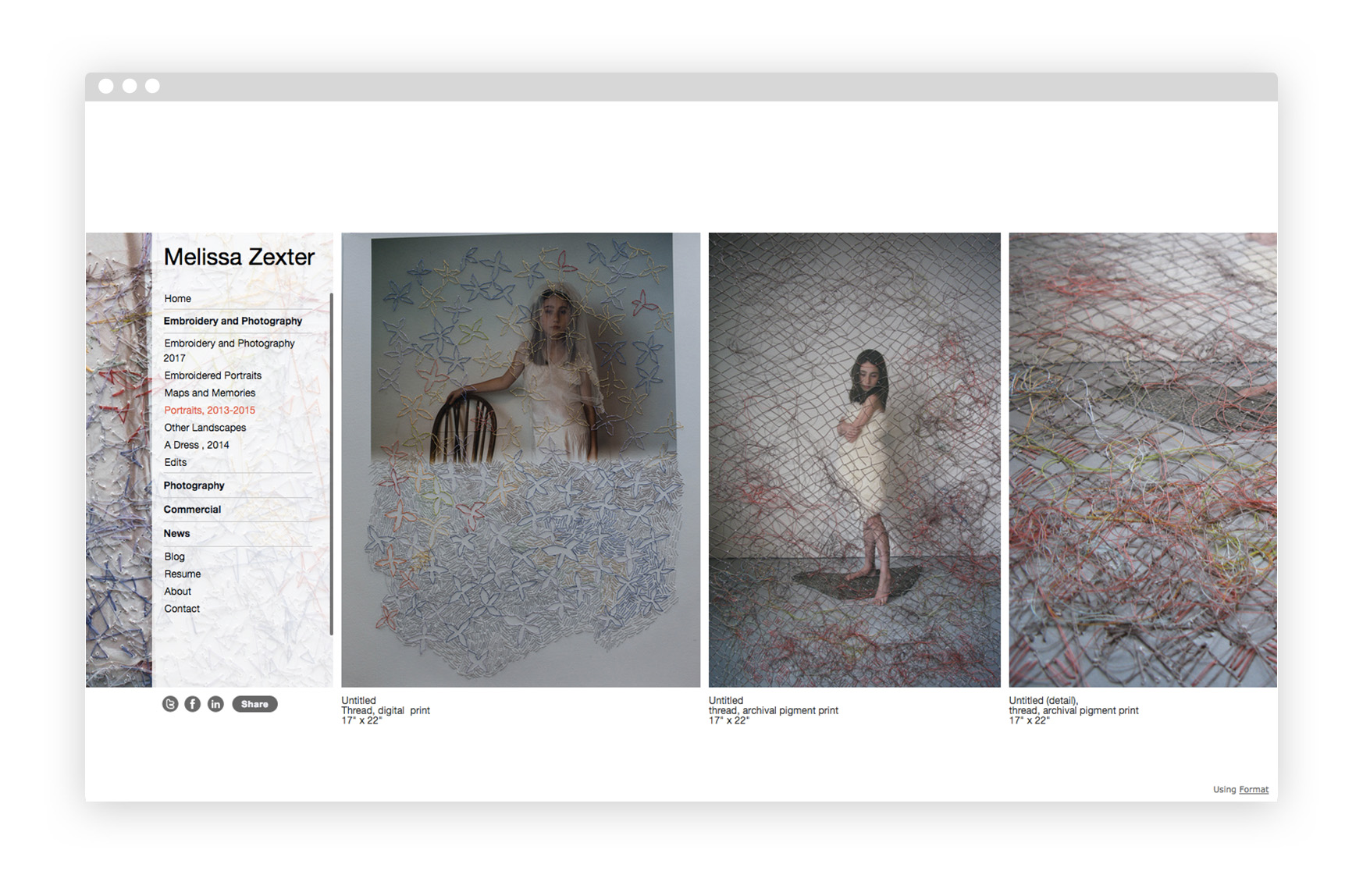 Melissa Zexter Format Portfolio