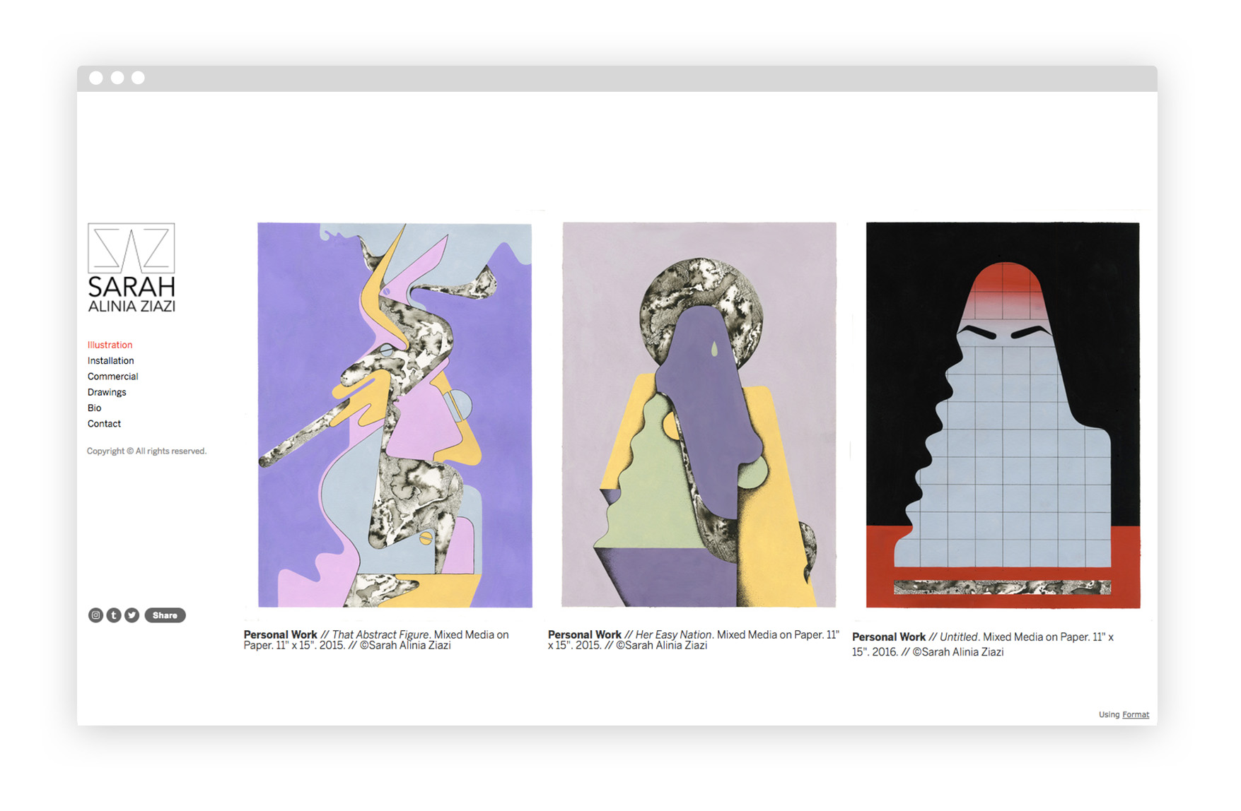 Sarah Alinia Ziazi Format Portfolio