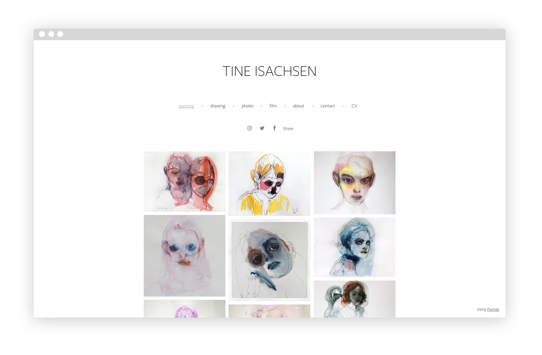 Tine Isachsen Format Portfolio