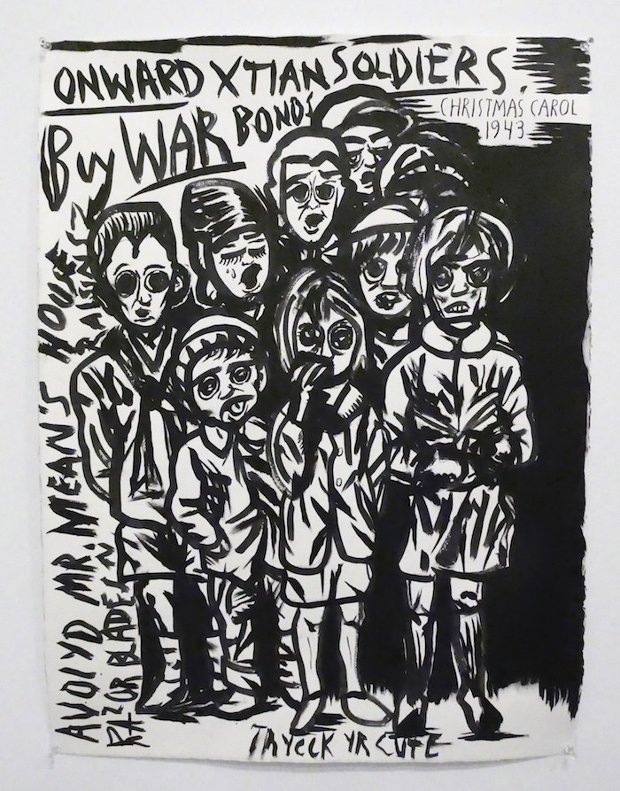 Raymond Pettibon "From my bumbling attempt to write a disastrous musical, these illustrations muyst suffice"  @ Regen Projects, LA article image 1