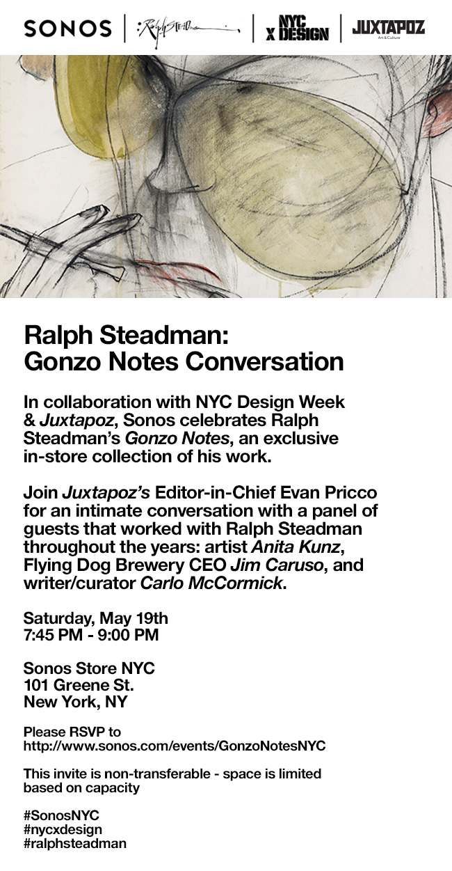 Sonos 101G Ralph Steadman