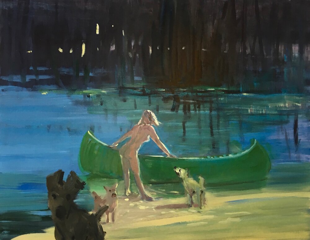 Deborah Brown Cerberus2 2019 oil on canvas