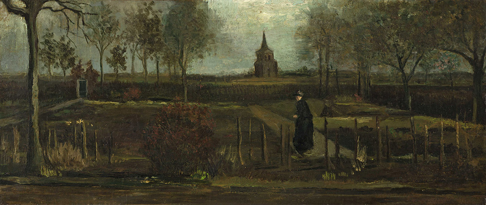 Van Gogh The Parsonage Garden at Nuenen