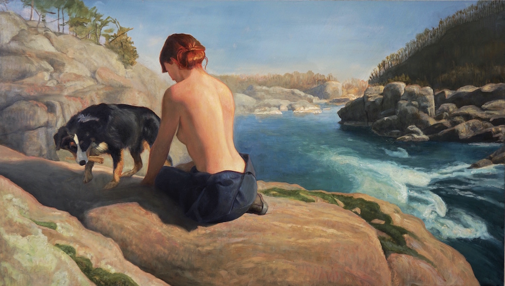 G David Molesky 2019 ARiverRunsThroughIt 13x25.5inches