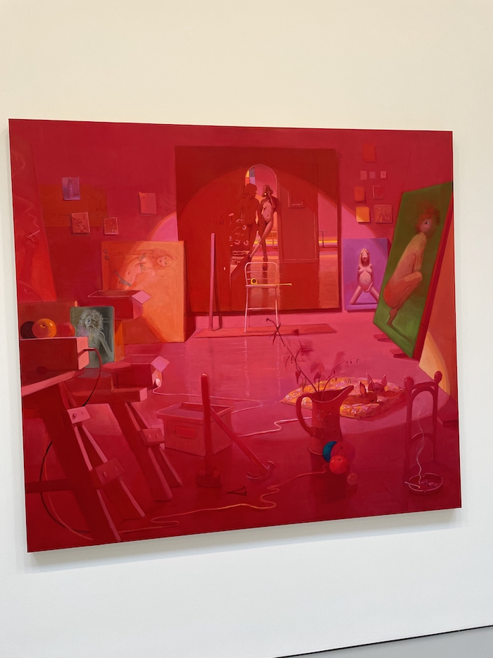 David Zwirner Lisa Yuskavage magenta