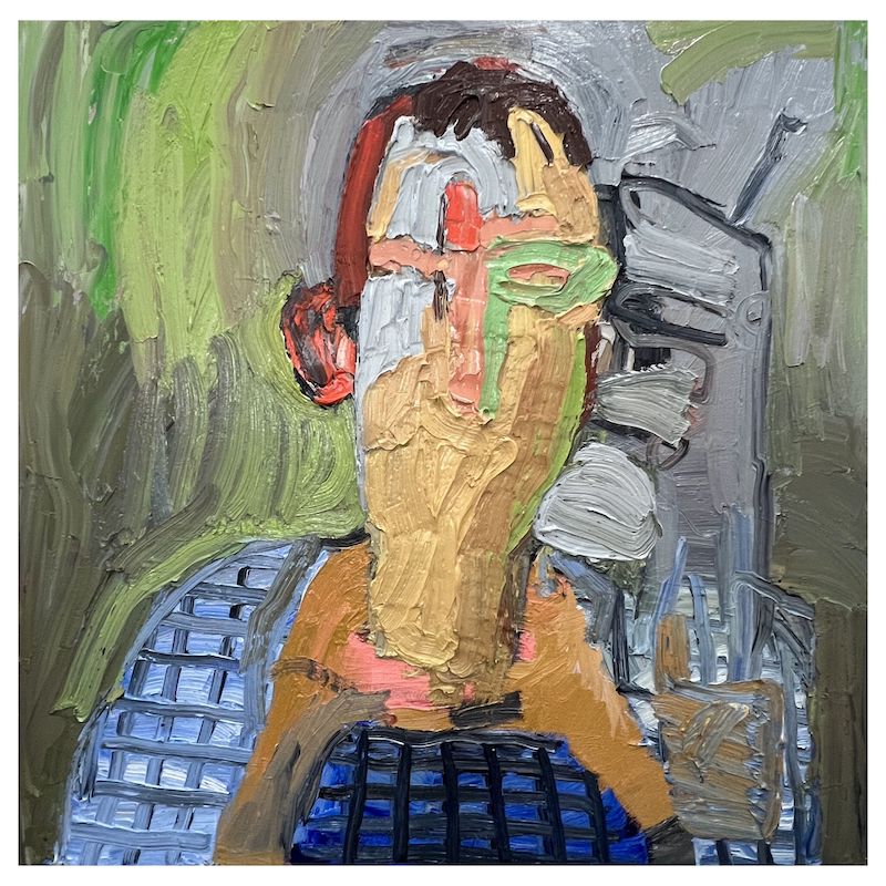 FirstVersion SelfPortraitwCigarette