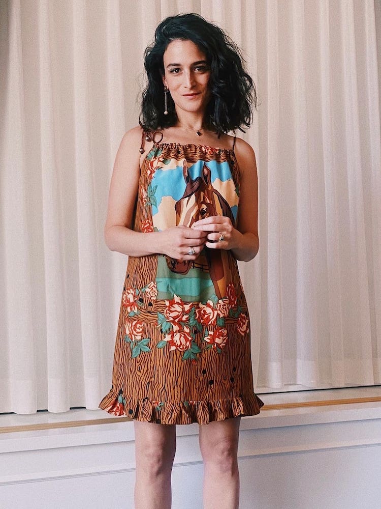 JENNY SLATE HORSE DRESS