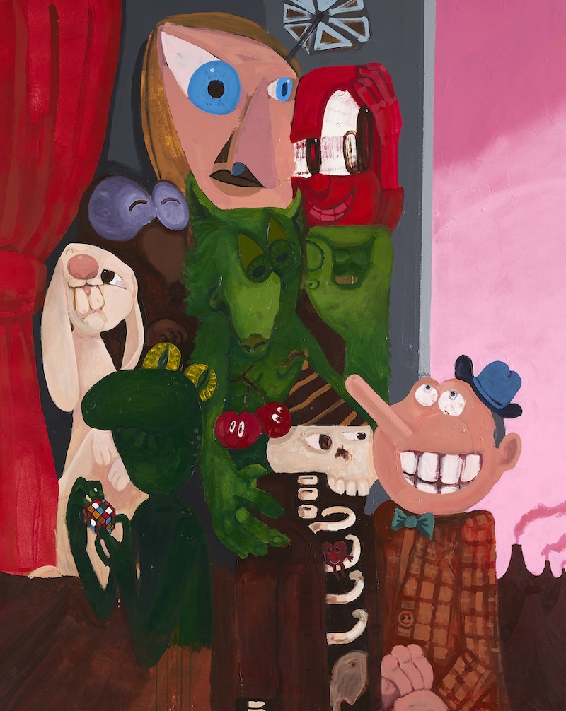 DCG Erkut Terliksiz Mars opening party Acrylic on canvas 160 x 200 cm Courtesy of DCG and the artist