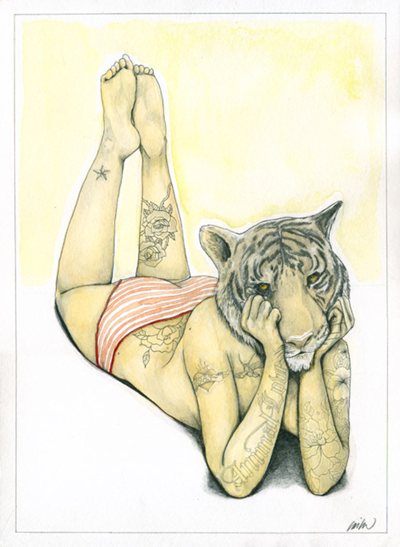 Anibal Pantoja's Tiger-Headed Girl