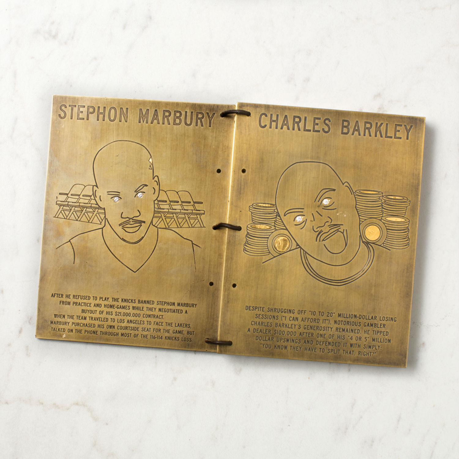Engraved Brass Booklets Zines