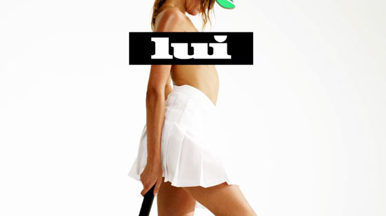 Lui Magazine: Topless Tennis