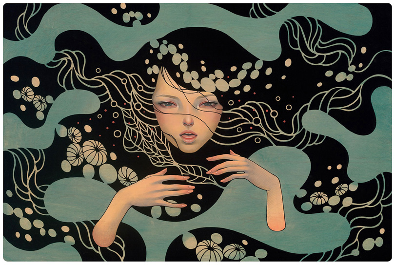 kristen Pas på Utroskab Juxtapoz Magazine - Print Release: Audrey Kawasaki "Deep Waters" &  Possessed"