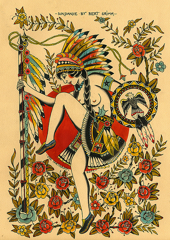 juxtapoz magazine bert grimm s iconic tattoo flash