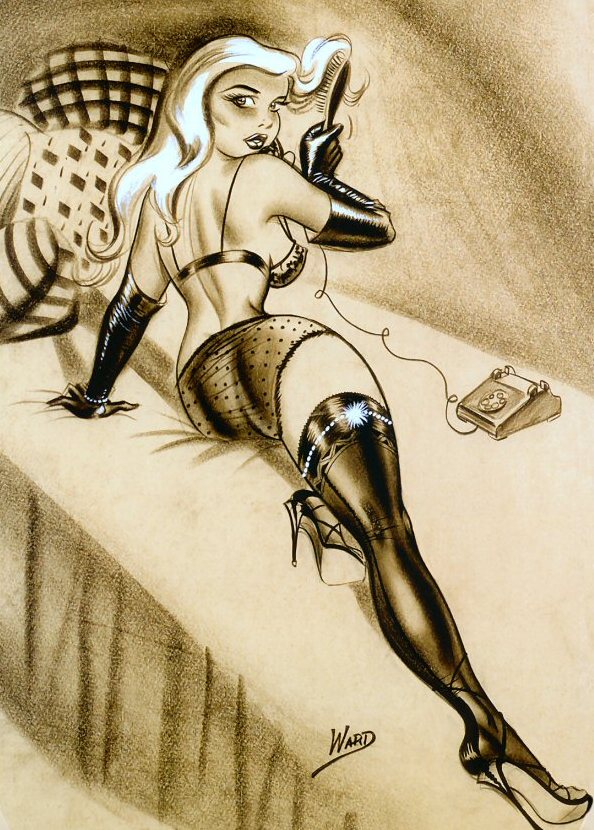 Juxtapoz Magazine - Bill Ward's Classic Erotic Pin-UPs