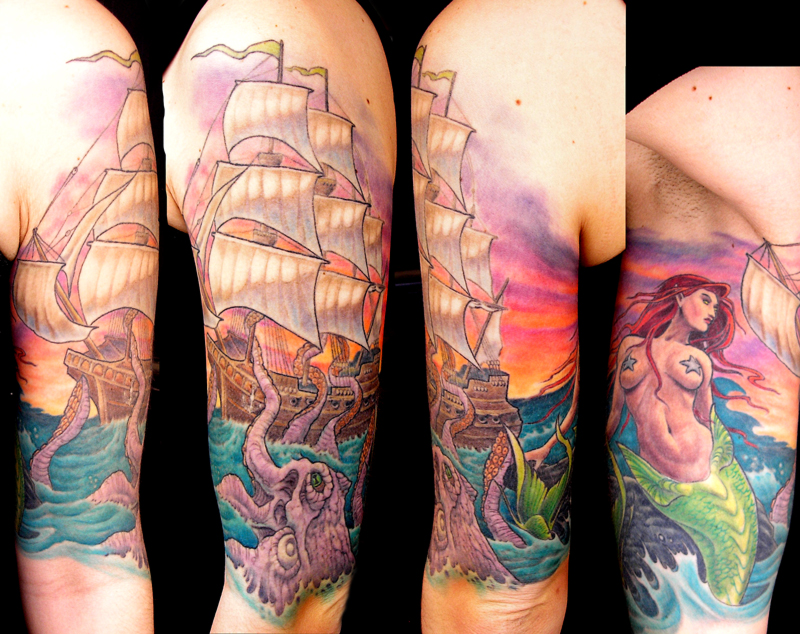 Juxtapoz Magazine - Colorful Ink by Dominick McIntosh