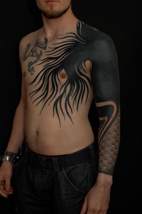 Juxtapoz Magazine - Full Blackwork Tattoos Juxtapoz Magazine - Full Blackwork Tattoos