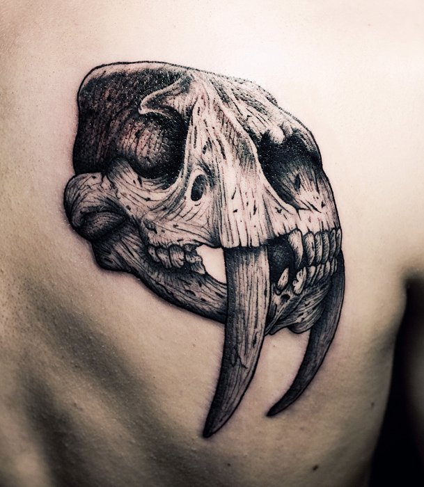 Elephant Skull Tattoo