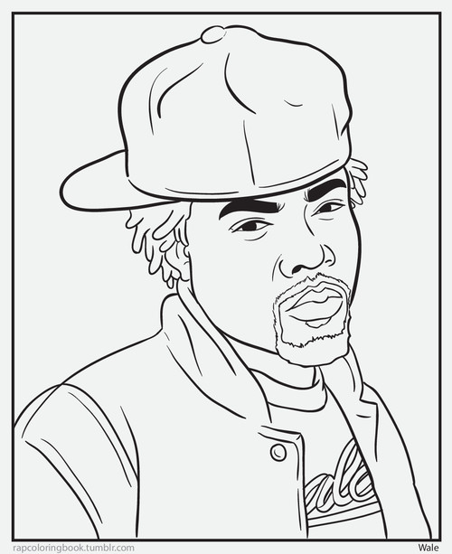Rap Coloring Book Pages