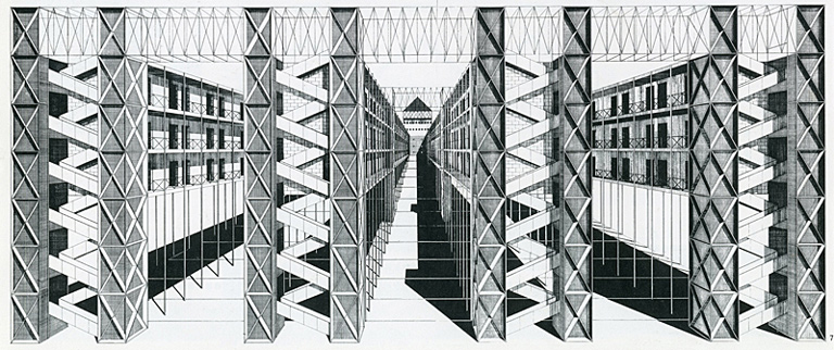 Juxtapoz Magazine   Drawings and Sketches by Italian Architect