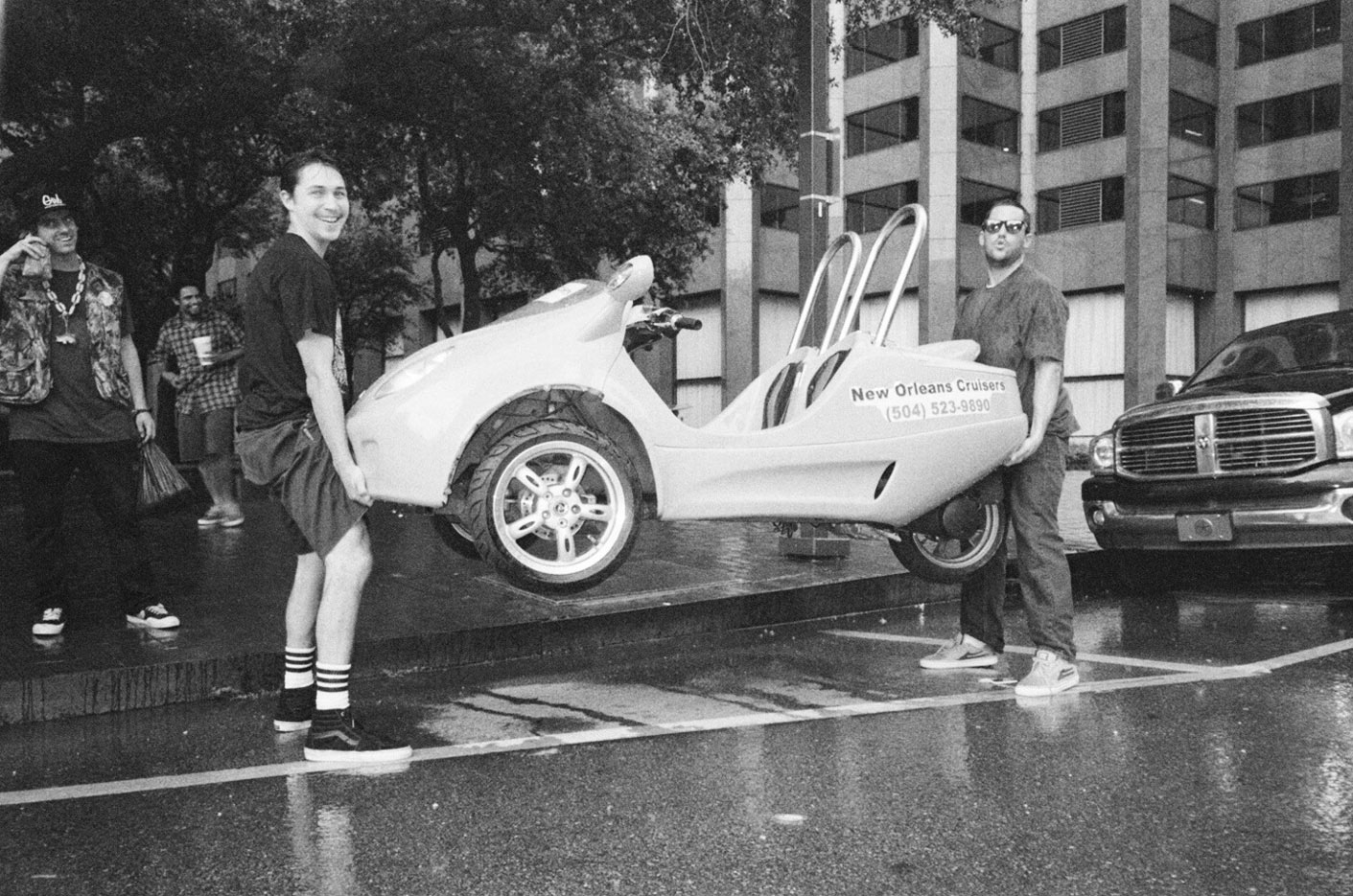 Parallel parking, New Orleans, Louisiana