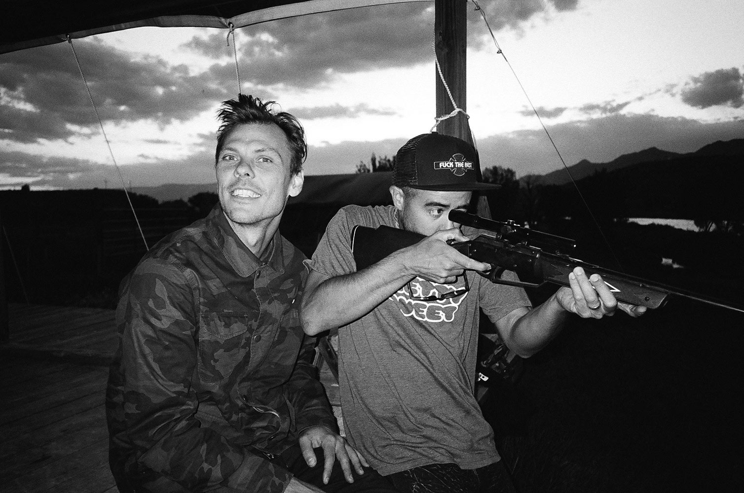 Howard and Koston, marksman training. Newcastle, Colorado