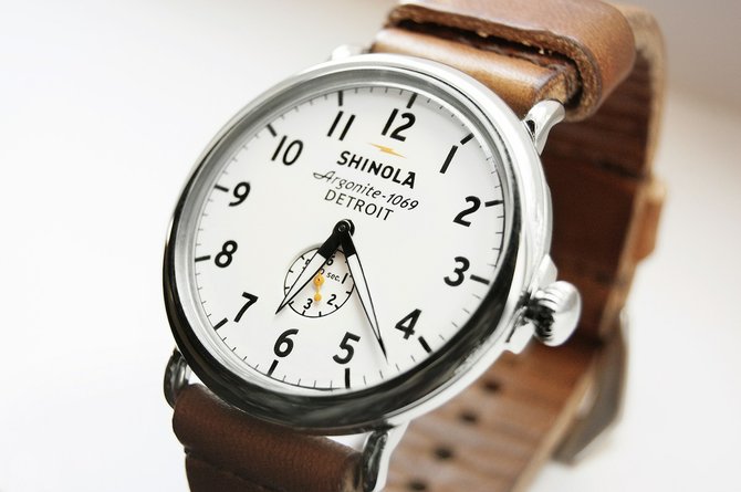 Shinola Runwell Wrist Watch, shinola.com