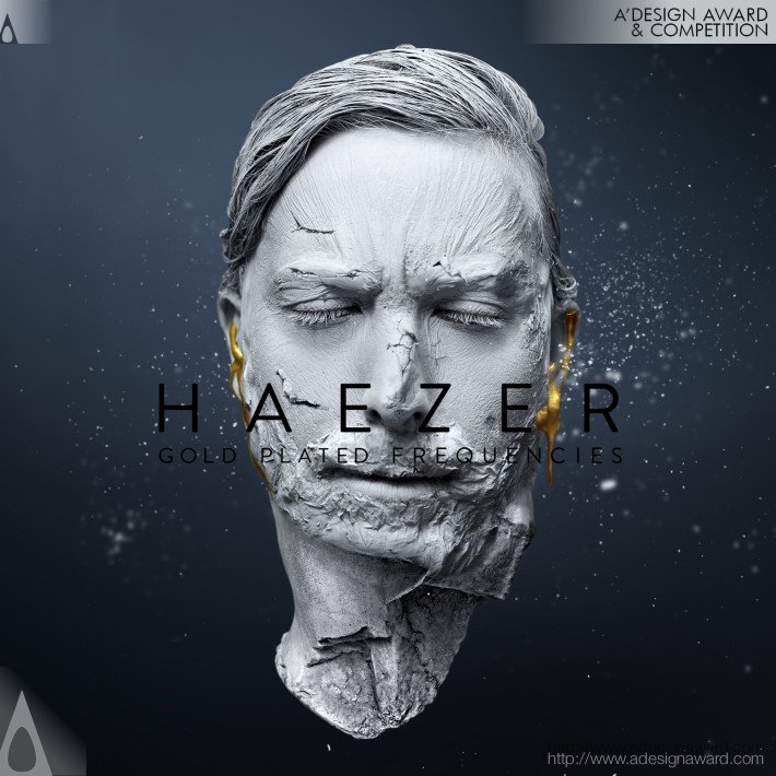 Haezer - Gold Plated Frequencies Album Art by Chris Slabber