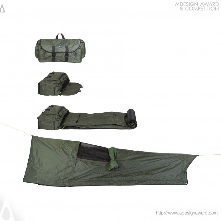 Backpack Bed™ Outdoor Portable Bed by Tony Clark & Lisa Clark