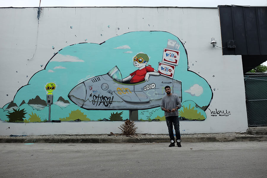 Miami Mural by Hebru Brantley