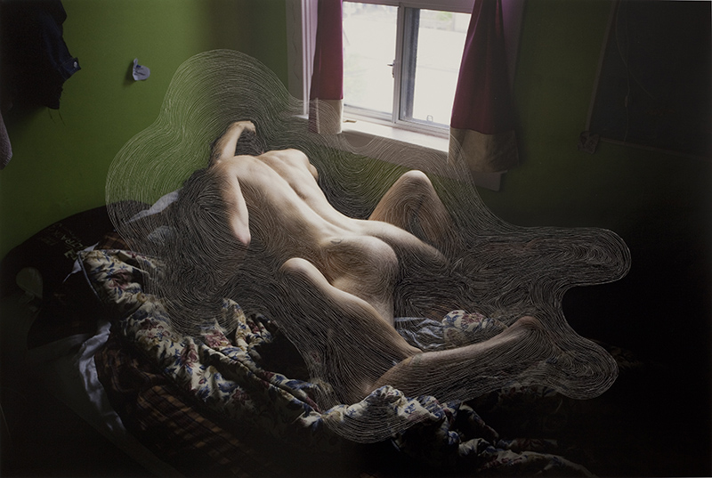 Green Room (Scratched Cloud, Courtesy of Julie Saul Gallery, New York