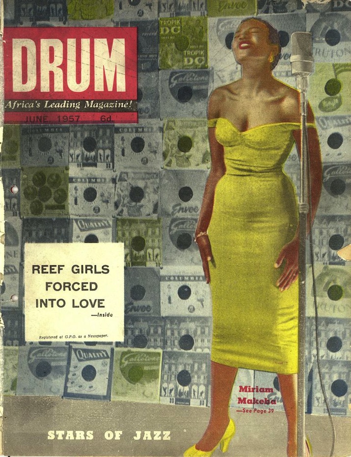 Drum Magazine, Miriam Makeba Cover, June 1957