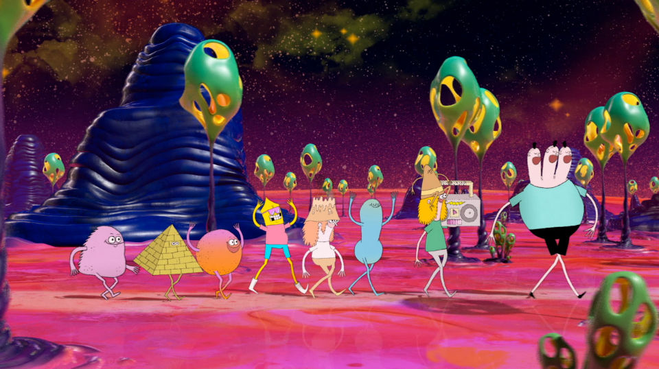 Still from Flume "Space Cadet" video