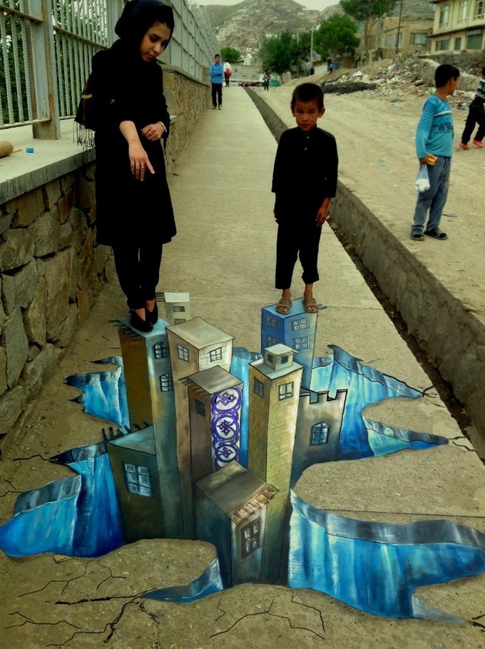 Shamsia Hassani, Kabul