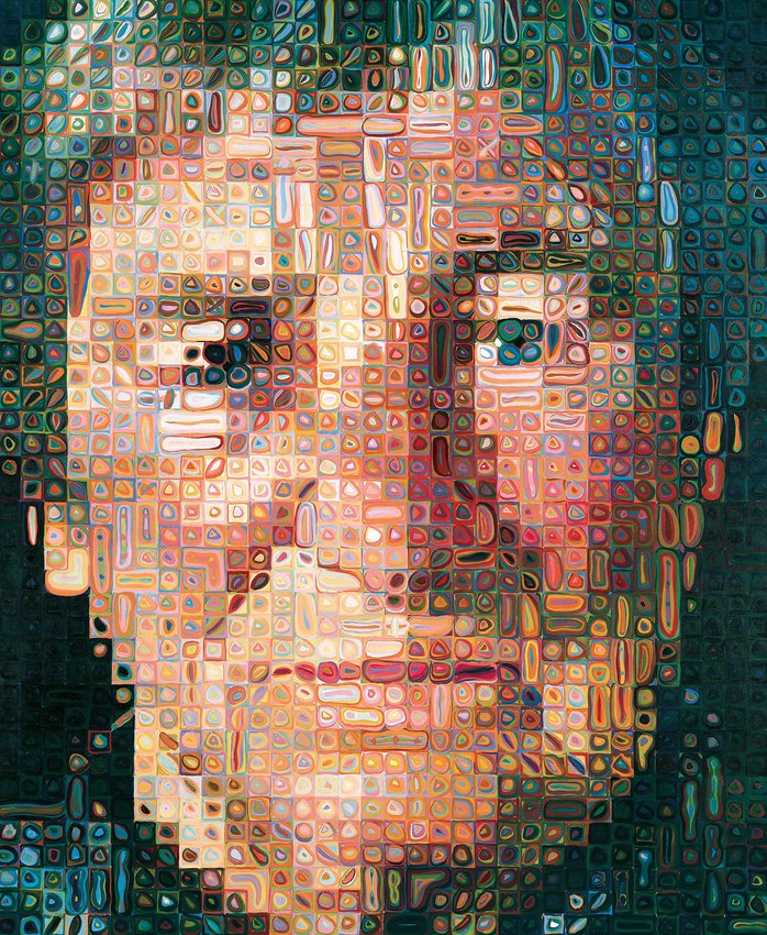 Chuck Close, Agnes, 1998