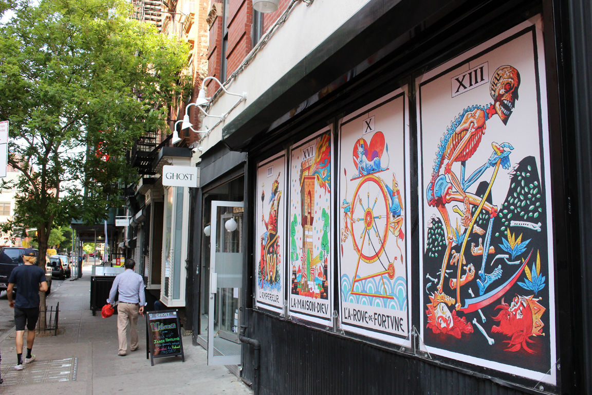 Mural at GHOST in NY