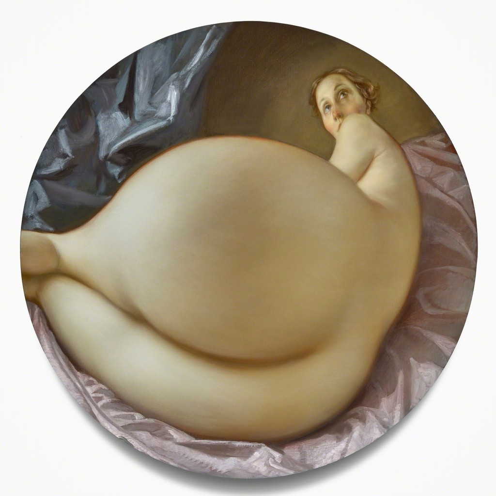 Nude in a Convex Mirror, 2015. Gagosian Gallery.