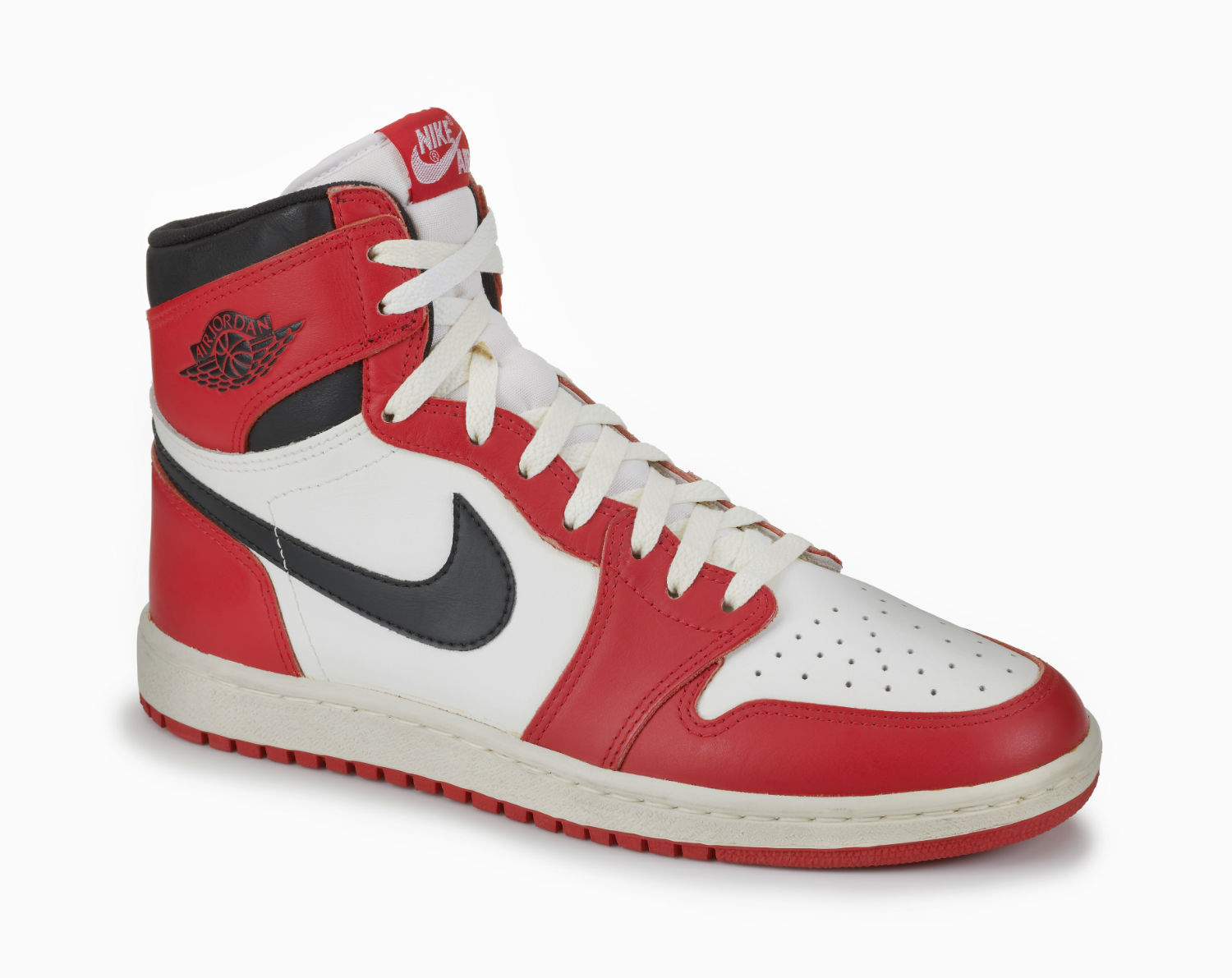 Nike Air Jordan I, 1985. Nike Archives, Courtesy American Federation of Arts