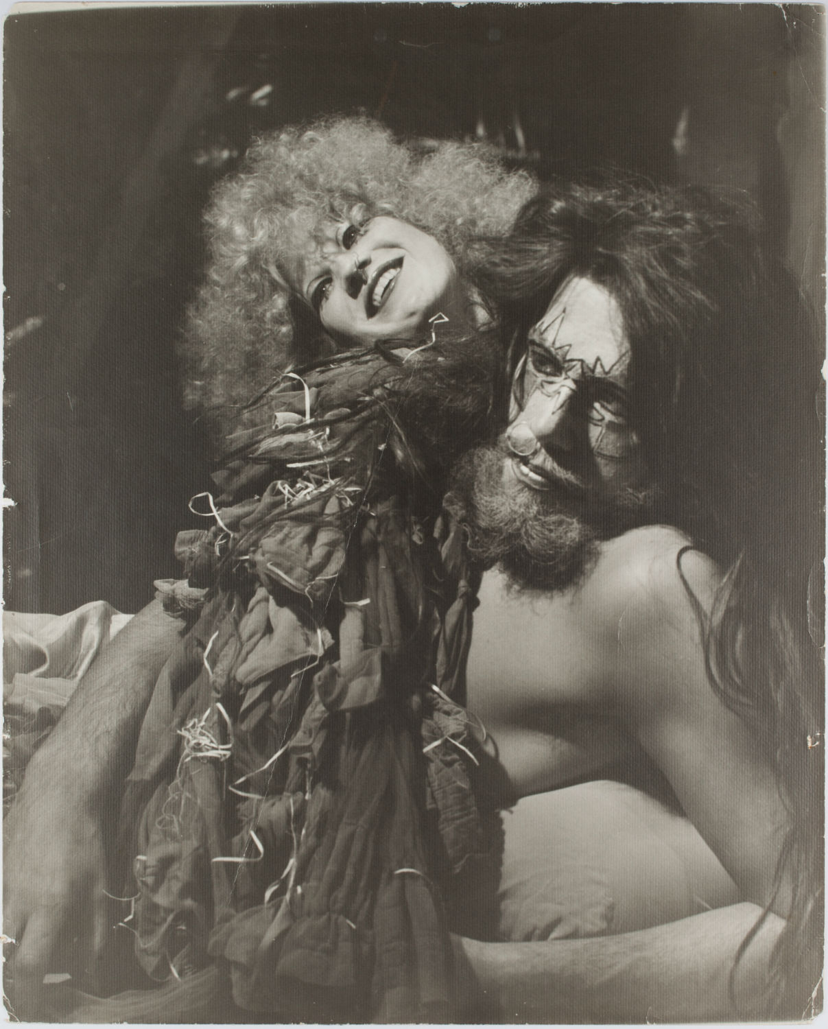 Angels of Light: Portrait of Debra Bauer and Rodney Price, early 1970s; photograph; 20 x 16 in.; courtesy of Debra Bauer.