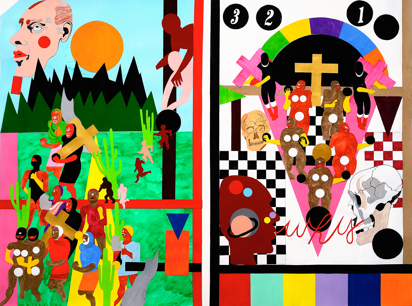 Juxtapoz Magazine - Nina Chanel Abney: Royal Flush @ Nasher Museum, Duke University Juxtapoz Magazine - Nina Chanel Abney: Royal Flush @ Nasher Museum, Duke University