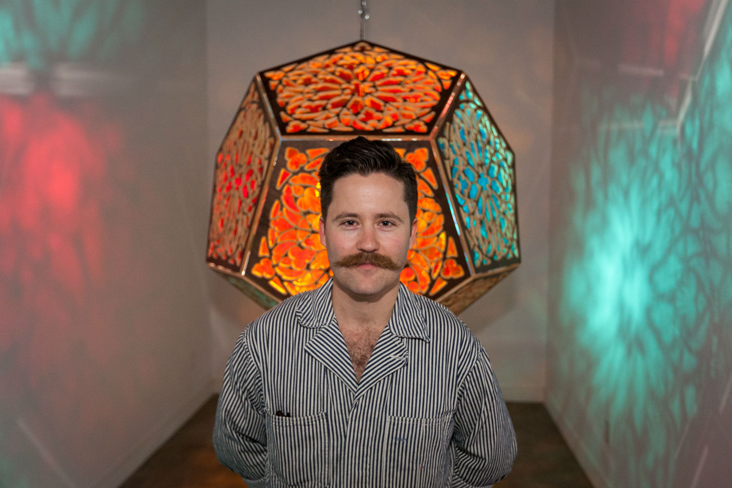 Beau Stanton, With His Work